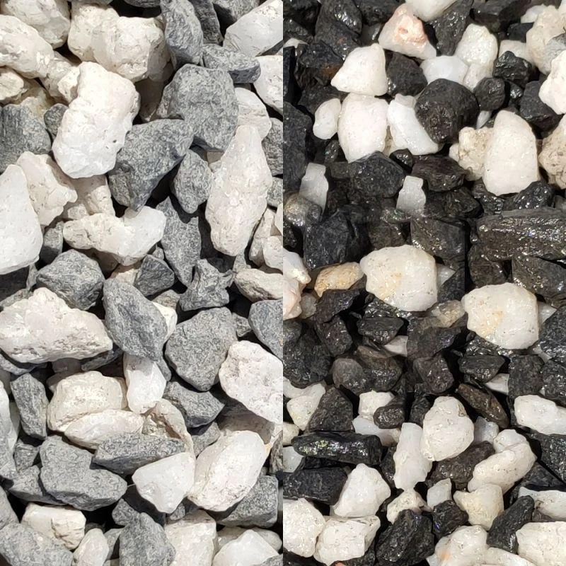 Gravier Black&White - 6/10 Mm - Concassé 3 Gravier Black&White - 6/10 Mm - Concassé