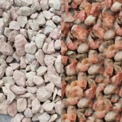 Gravier Marbre Rouge - Concassé - 10/14 Mm