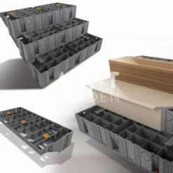 Marche Escalier Extérieur Modulable Modulesca 93.4 Cm -EMA Magasin marche escalier exterieur modulable modulesca 934 cm 2