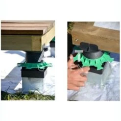 Plot Terrasse Réglable 20/90 Mm Pour Pieu Métallique Jouplast Elevo -EMA Magasin plot terrasse reglable 20 90 mm pour pieu metallique jouplast elevo 3